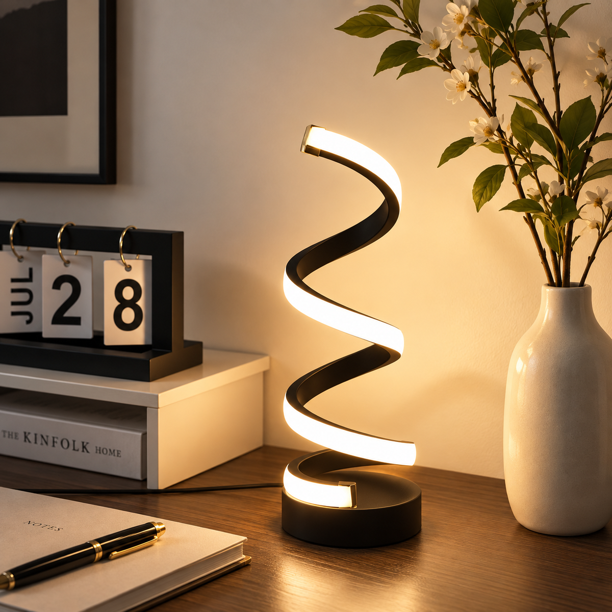 The Aurelia Spiral Lamp