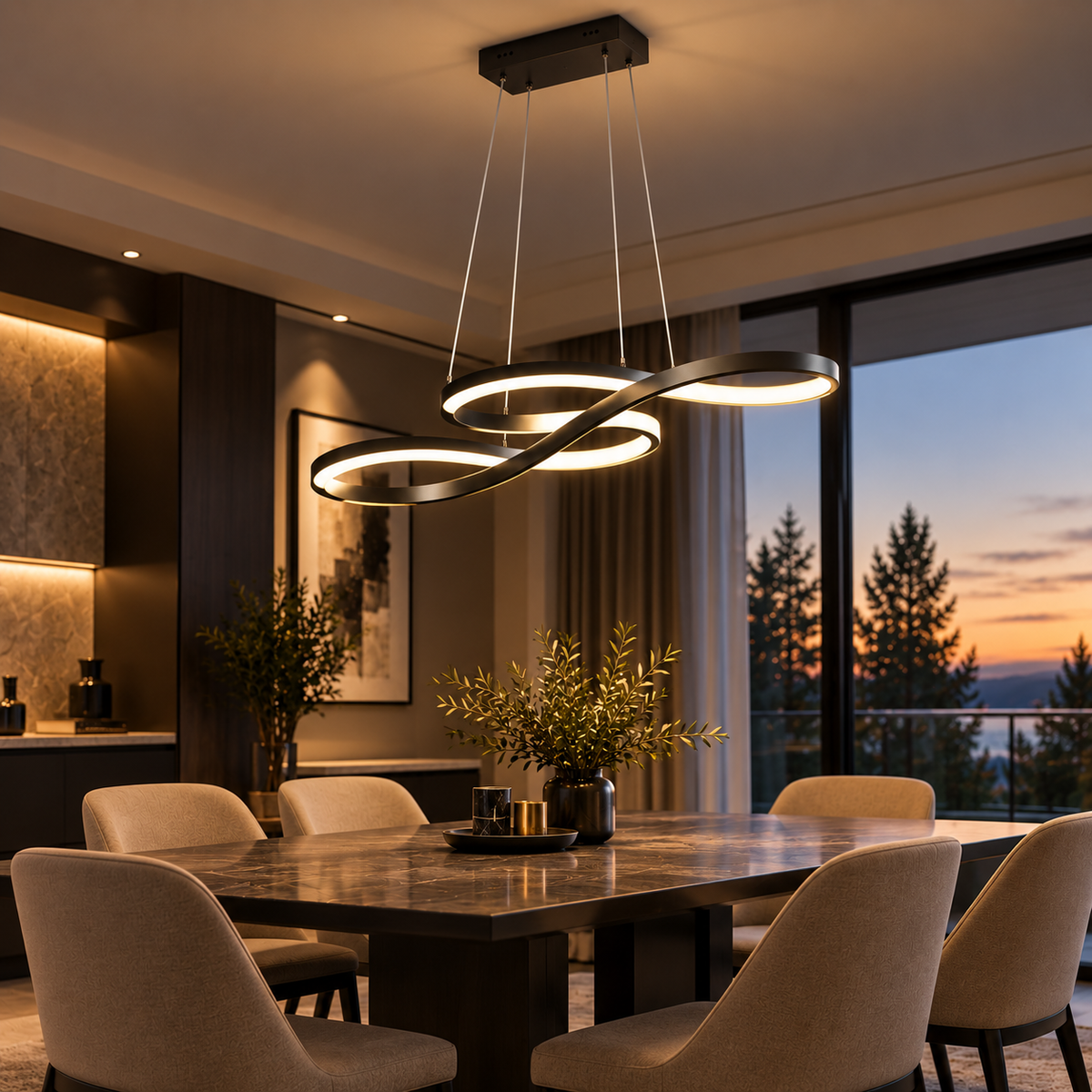 The Lumière Chandelier