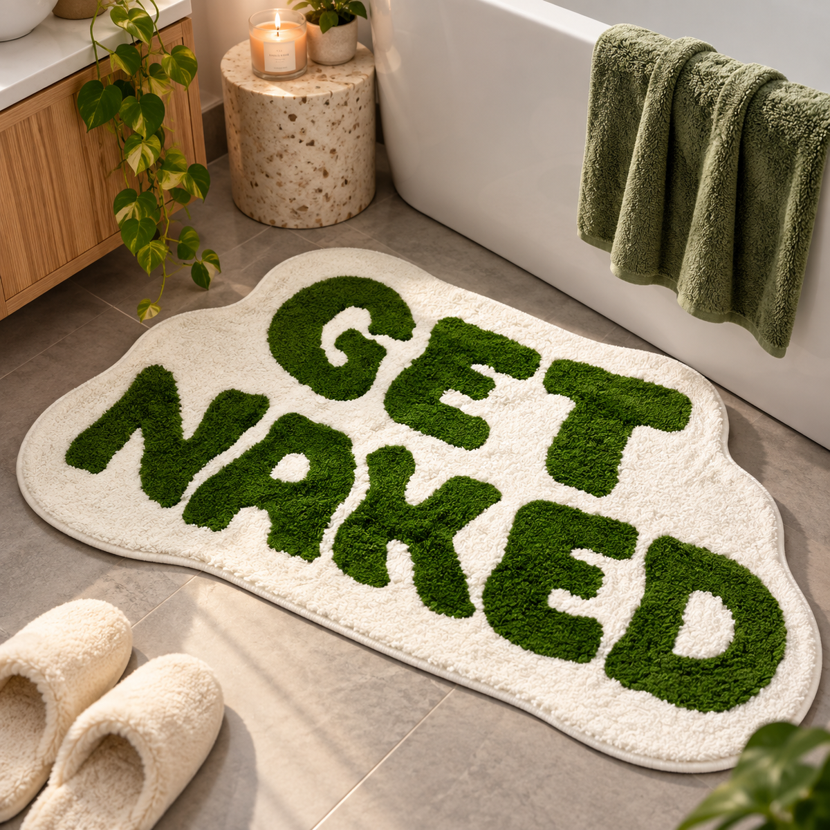 Get Naked Statement Rug