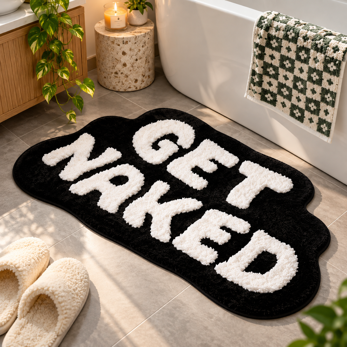 Get Naked Statement Rug