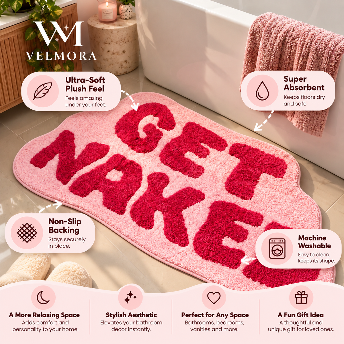 Get Naked Statement Rug