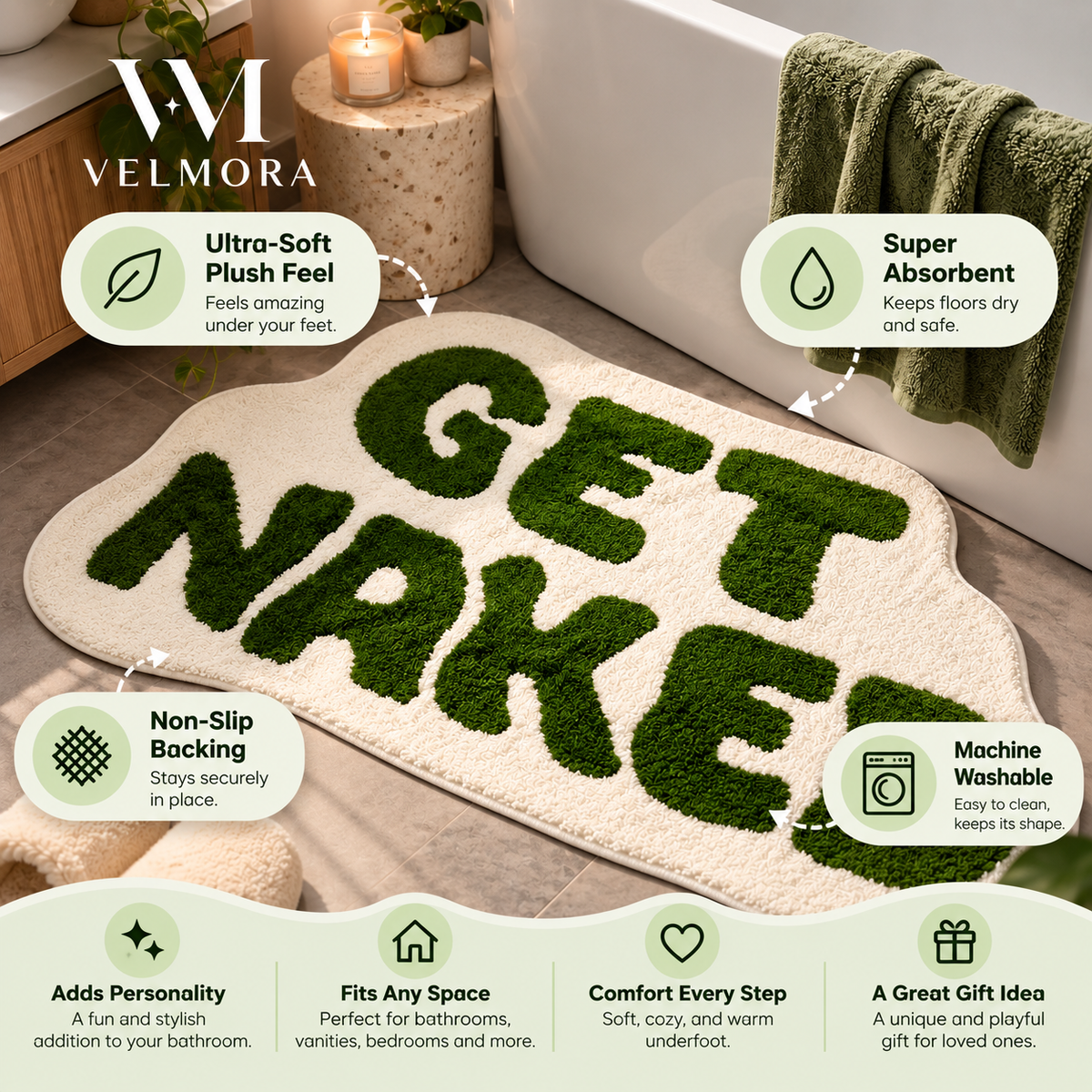 Get Naked Statement Rug