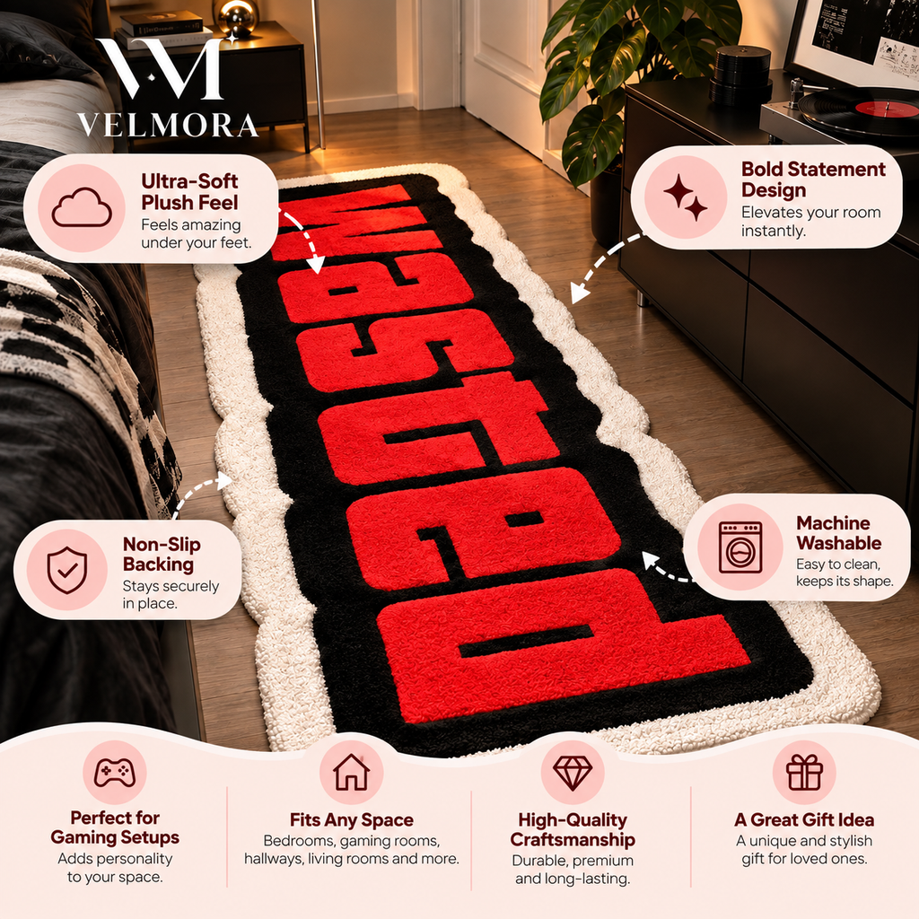 “Wasted” Statement Rug